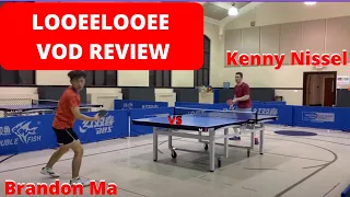 Table Tennis VOD Review #1 - Good Strategy, Poor Shot Selection and Execution