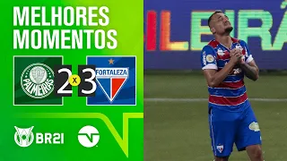 PALMEIRAS 2 X 3 FORTALEZA - MELHORES MOMENTOS | BRASILEIRÃO 2021