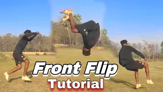 how to do a front flip #tutorial