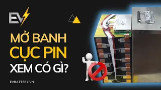 MỞ BANH CỤC PIN 72V 32AH XEM PIN CŨ HAY MỚI | HOTLINE: 0904-871-870