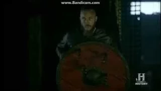 Vikings S02E07 - Blood Eagle - Ragnar and Torstein drunk target practice...LOL