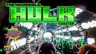 March 2023 The Incredible Hulk Coaster On Ride 4K POV Islands of Adventure Universal Orlando