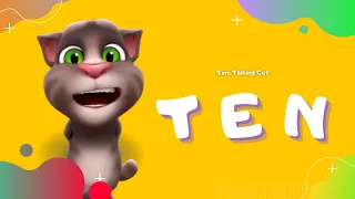 Counting to 10 (1, 2, 3, 4, 5, 6, 7, 8, 9, 10) - Talking Tom