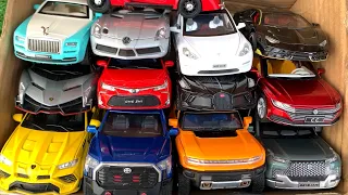 Box Full of Model Cars -Byd Yang Wang U8, Rolls Royce Wraith, Bugatti La Voiture, Lamborghini Veneno