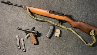 Rifle and Pistol Pairings part 11 - Ruger 10/22 M1 carbine and Ruger Standard pistol