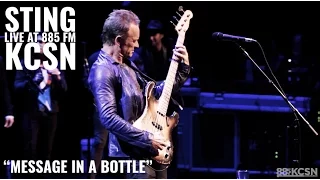 Sting || Live @885 KCSN || “Message in a Bottle"