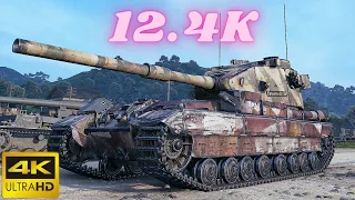 FV215b (183)  12.4K Damage 5 Kills World of Tanks Replays ,WOT tank games
