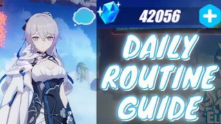 Starter's Daily Routine Guide *UPDATED* | Honkai Impact 3rd