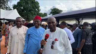 JNR. POPE BURIAL. John Nnaia Nwodo, Br. Okey Ezia, Okwesilieze Nwodo and others was there