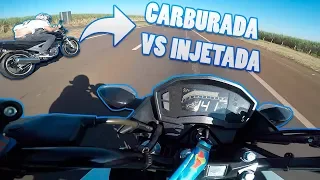 TWISTER CARBURADA VS TWISTER INJETA *ACELERANDO FORTE!* JAU X BAURU