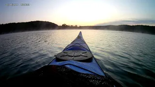 Winner Serenity Seekajak auf Werbellinsee Morgensonne