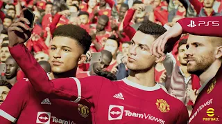 eFootball PES 2022 (Version 1.1.2) - Man United vs. Juventus - Full Match PS5 Gameplay | 4K