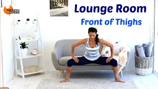 PILATES BARRE THIGHS WORKOUT - Lounge Room Front of Thighs BARLATES BODY BLITZ