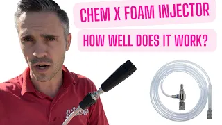 Testing out my new Chem X foam injector