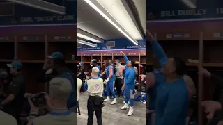 Jared Goff Locker Room Chant after NFC Wild Card Round | #Detroit #Lions #shorts