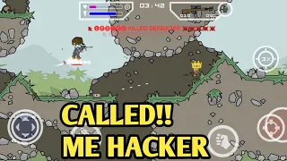 Called me hacker !! sniper outpost || Mini Militia epic gameplay