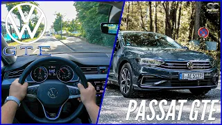 2022 VW Passat GTE 218HP - Test Drive POV | Build Quality | Features