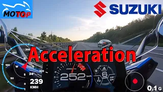 Suzuki GSX-S1000GT (2022) - ACCELERATION - GPS measured