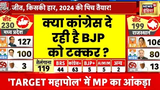 Assembly Elections 2023 Exit Poll : क्या Congress दे रही है BJP को टक्कर ? | Madhya Pradesh | News18