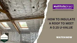How to insulate a Roof to Building Regs 0.15 U-Value WITHOUT using ANY Celotex or Kingspan