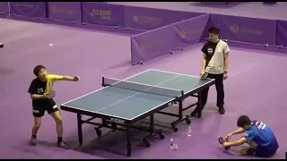 Tomokazu Harimoto | Service Training at the Korea Open