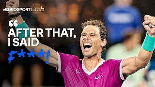 Rafael Nadal Explains his Emotions During Stunning Australian Open Win! | Eurosport Tennis