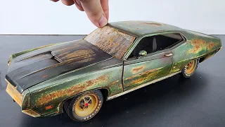 Restoration Torino GT 1970 Abandoned Model Car