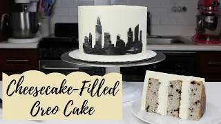 Cheesecake Filled Oreo Cake | CHELSWEETS