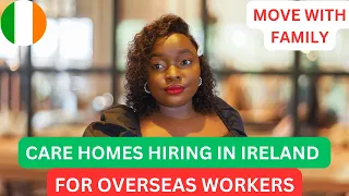 IRELAND NEEDS FOREIGN WORKERS|FULL VISA SPONSORSHIP| 5 YEARS VISA SEND CV NOW!!