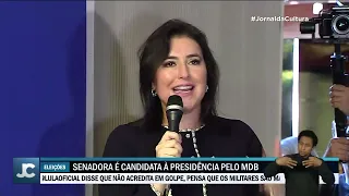 MDB oficializa Simone Tebet como candidata à presidência