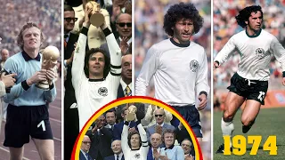 Germany National Team Squad Then and Now World Cup 1974
