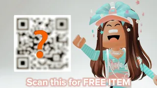 SCAN THIS QR CODE FOR FREE ITEMS! 😳😱