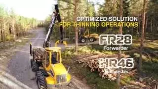 Sampo Rosenlew HR46 Harvester & FR28 Forwarder