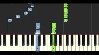 Banana Song Despicable Me 2 Minions Piano Tutorial