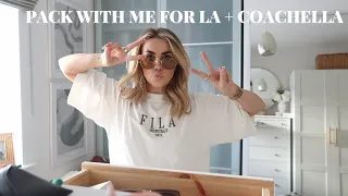 PACK WITH ME FOR LA/COACHELLA + PREPPING FOR MY TRIP  | jessmsheppard