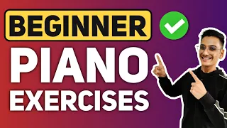 Top 4 Beginner piano exercises for smooth fingers | Tutorial for beginner in Hindi | PIX Series