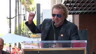 Sammy Hagar's Speech at the Hollywood Walk of Fame Ceremony