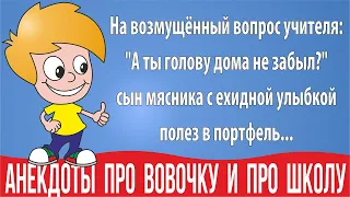 Смешные анекдоты про Вовочку в школе. Анекдоты про школу и учителей без мата и пошлости