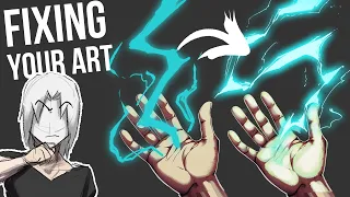 How NOT to draw Lightning... | ART AID | DrawlikeaSir