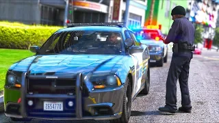 I got pulled over by another cop!! (GTA 5 Mods - LSPDFR Gameplay)