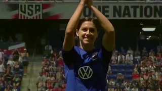 USWNT Sendoff to France roster introductions 2019