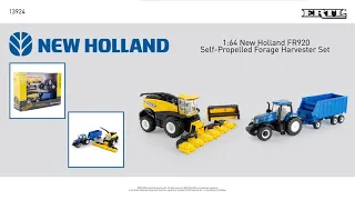 ERTL 1:64 New Holland FR920 Self-Propelled Forage Harvester Set