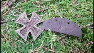 WWII Metaldetecting ''Traces of the Waffen-SS in wintertime''