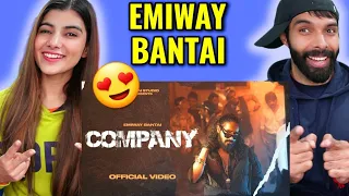 EMIWAY - COMPANY (OFFICIAL MUSIC VIDEO) | EMIWAY BANTAI REACTION