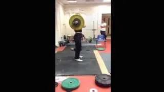 Owen Hubbard 83kg BW. 80kg - 120kg (messy) cleans