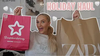 HOLIDAY SHOPPING HAUL!! * ZARA, PLT, WHITE FOX*