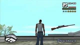 How to get the Sniper Rifle in Downtown San Fierro at the beginning of the game - GTA San Andreas