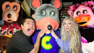WE WERE ATTACKED BY CHUCK E CHEESE ANIMATRONICS AT 3AM!!