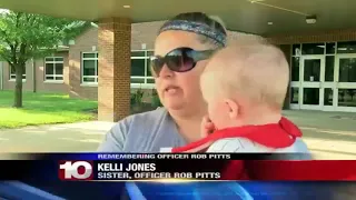 Five-year-old Dakota Pitts returns to school