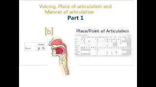 Voicing, Place & Manner of Articulation - Part 1